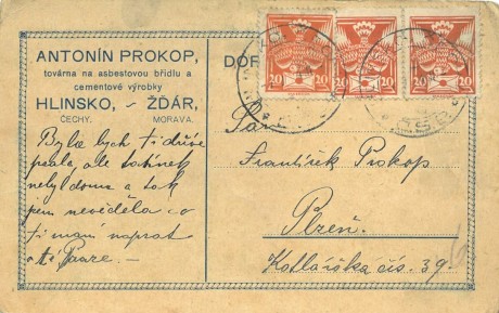 26-031 (prošlá poštou 7. 4. 1924)